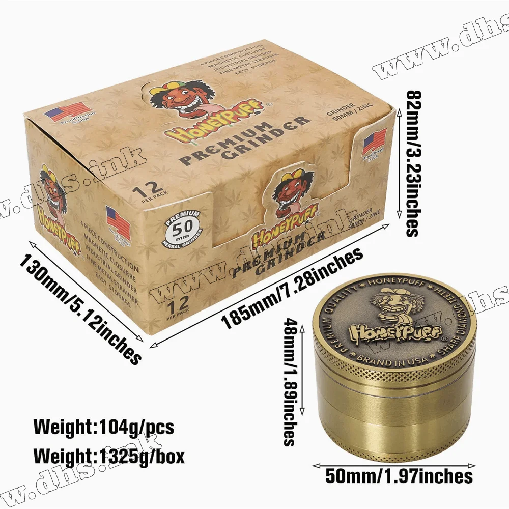 Гриндер металевий - Amsterdam Honey Puff Medium