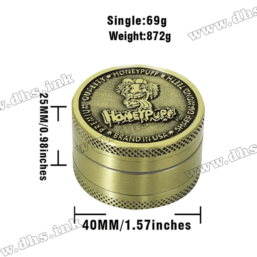 Гриндер металевий - Amsterdam Honey Puff Small
