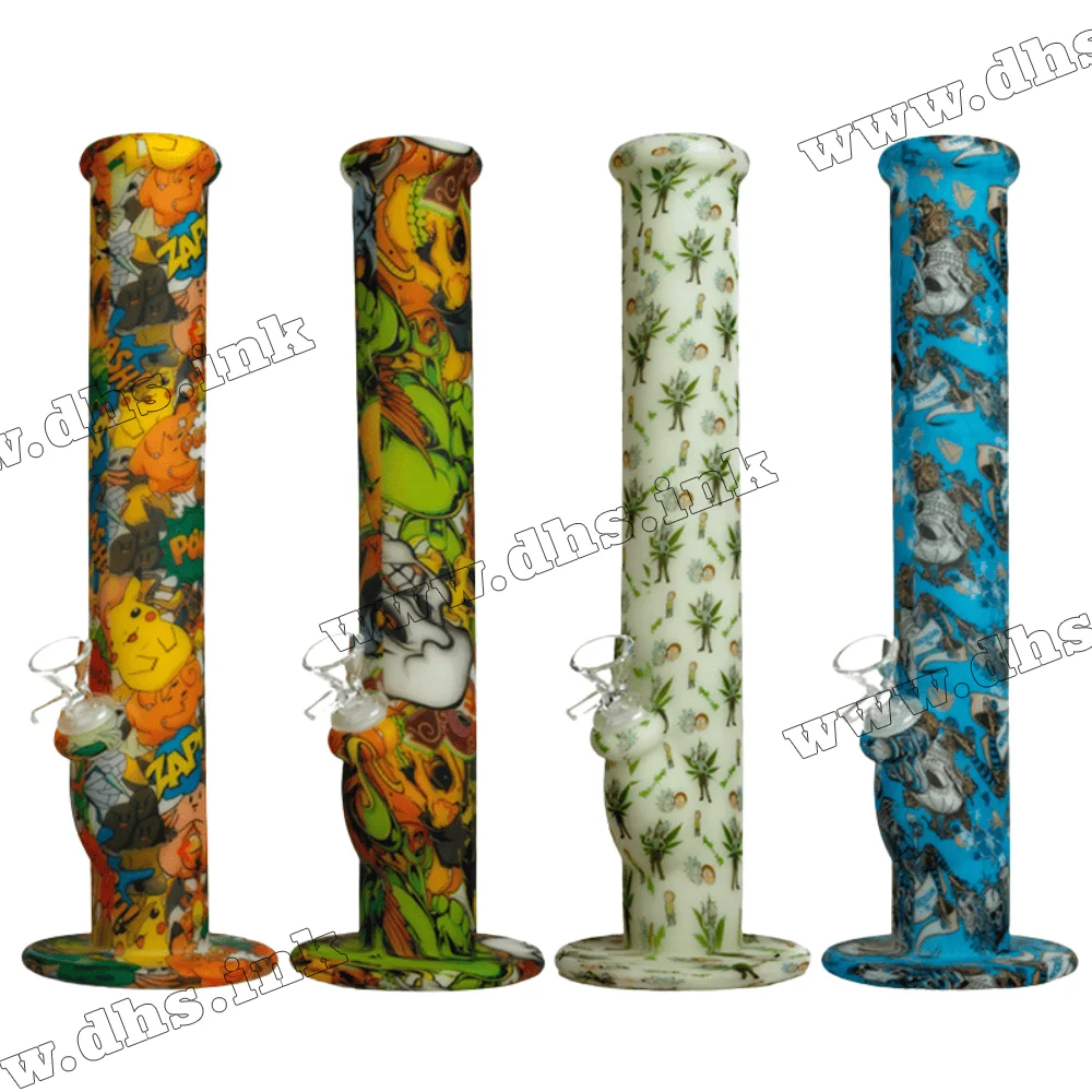 Бонг силіконовий - Glow Print Tube Бонг силіконовий - Glow Print Tube