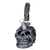 Бонг скляний - Skull Black