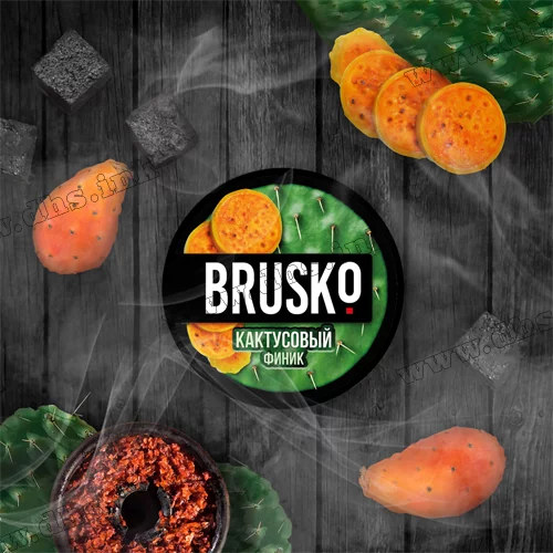 Бестабачная смесь Brusko (Бруско) - Cactus date fruit (Кактусовый финик) Strong 50г