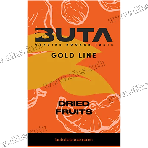 Тютюн Buta (Бута) Gold Line - Dried fruits (Ананас, Банан, Груша, Яблуко) 50г
