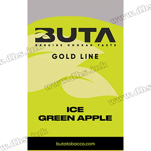 Тютюн Buta (Бута) Gold Line - Ice green apple (Зелене яблуко, Лід) 50г