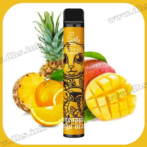 Одноразова електронна сигарета Elf Bar (Ельф Бар) Lux 2000 - Pineapple Mango Orange (Ананас, Манго, Апельсин)