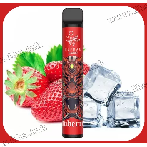 Одноразова електронна сигарета Elf Bar (Эльф Бар) Lux 800 - Strawberry Ice (Полуниця, Лід)