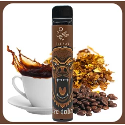 Одноразовая электронная сигарета Elf Bar (Эльф Бар) Lux 1500 - Coffee Tobacco (Кофе, Табак)