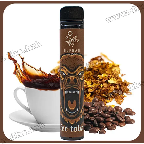 Одноразова електронна сигарета Elf Bar (Эльф Бар) Lux 1500 - Coffee Tobacco (Кава, Тютюн)