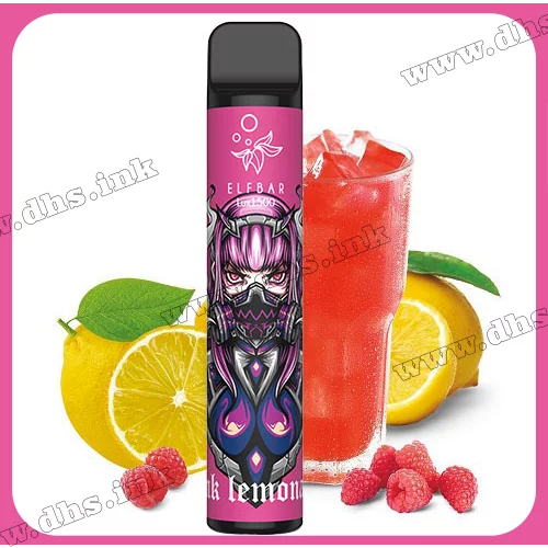 Одноразовая электронная сигарета Elf Bar (Эльф Бар) Lux 1500 - Pink Lemonade (Лимонад, Малина, Лимон)
