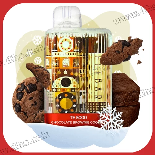 Одноразовая электронная сигарета Elf Bar (Эльф Бар) TE5000 Christmas - Chocolate Brownie Cookies (Печенье Брауни)