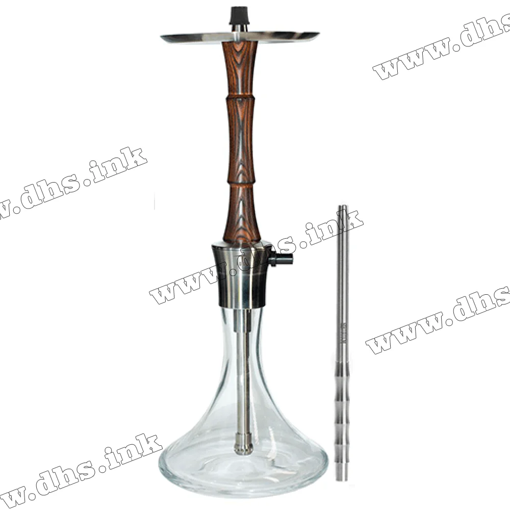 Кальян Totem - Idol Old Wood на різьбі з колбою