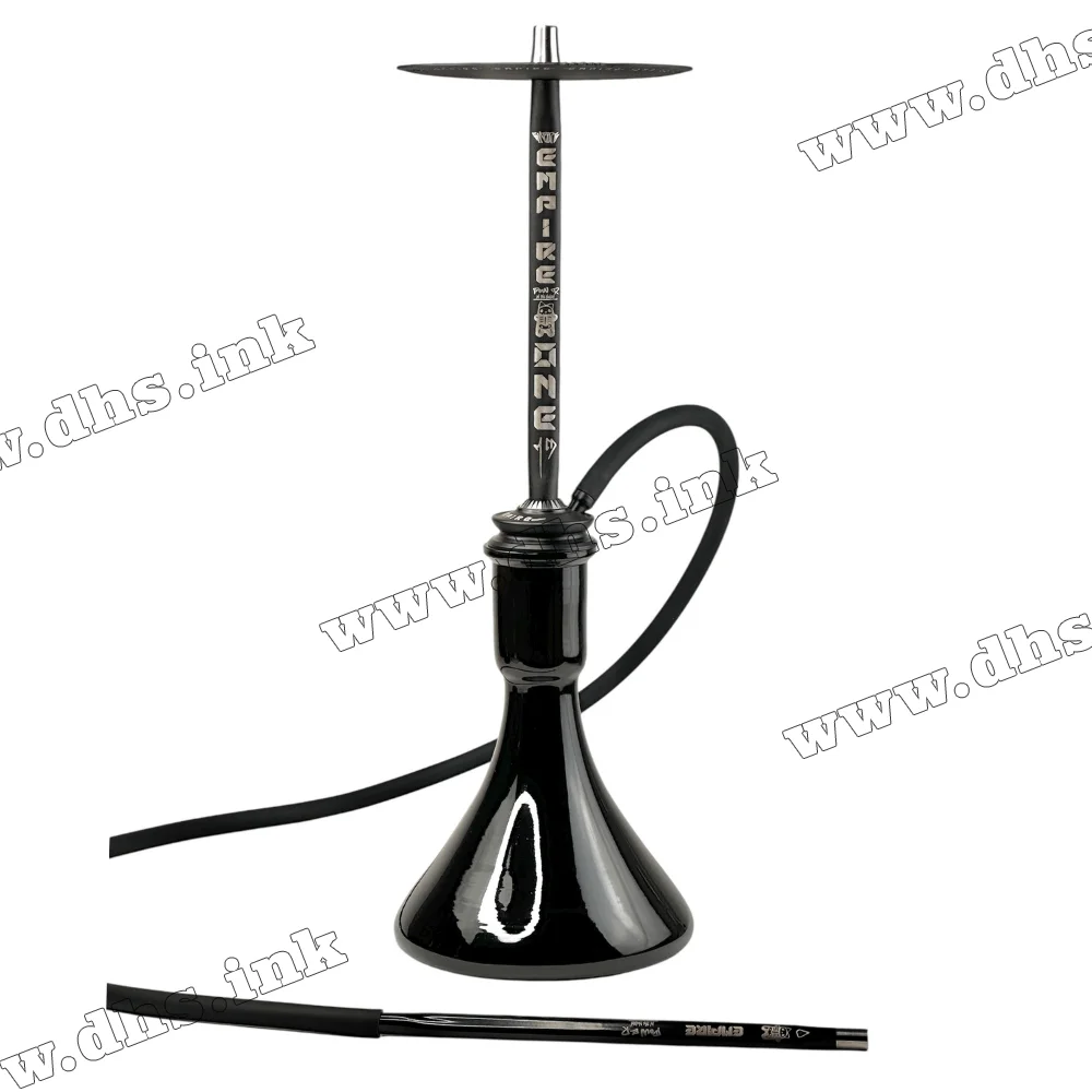Кальян Trumpet Hookah - Empire Black на колбі (Candy Black)