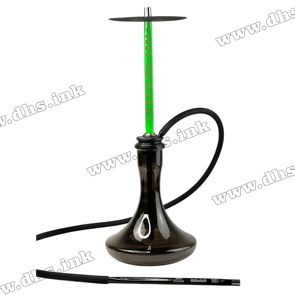 Кальян Trumpet Hookah - Empire Green на колбі (Craft Black)