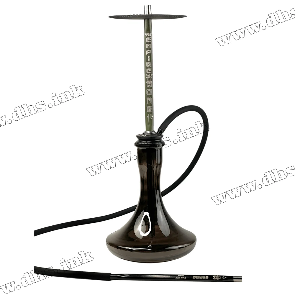 Кальян Trumpet Hookah - Empire Khaki на колбі (Craft Black)