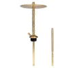 Кальян Trumpet Hookah - Moar Gold на колбі (Craft Black)