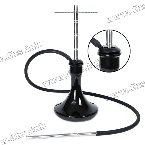Кальян Trumpet Hookah - Moar Black на колбі (Craft Black)