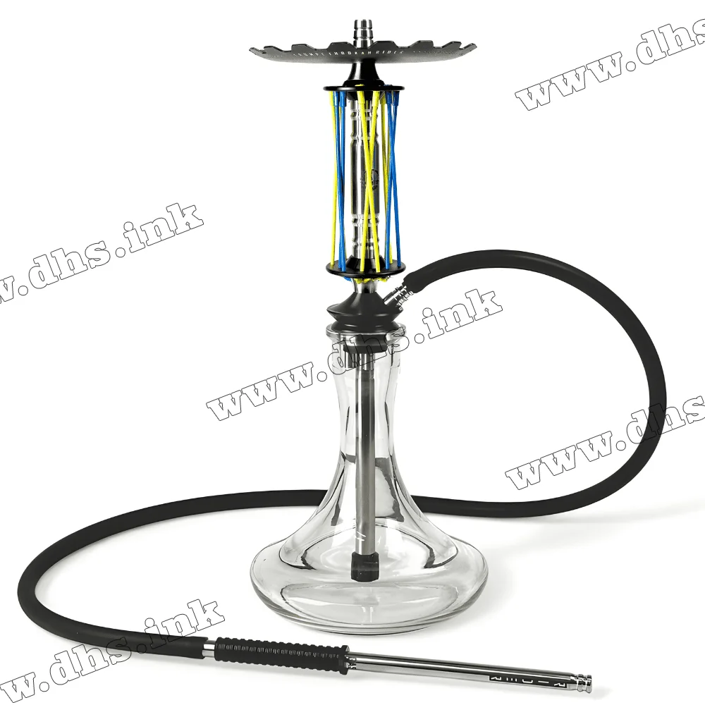 Кальян Trumpet Hookah - Rider Blue Yellow (Craft) Кальян Trumpet Hookah - Rider Blue Yellow (Craft)