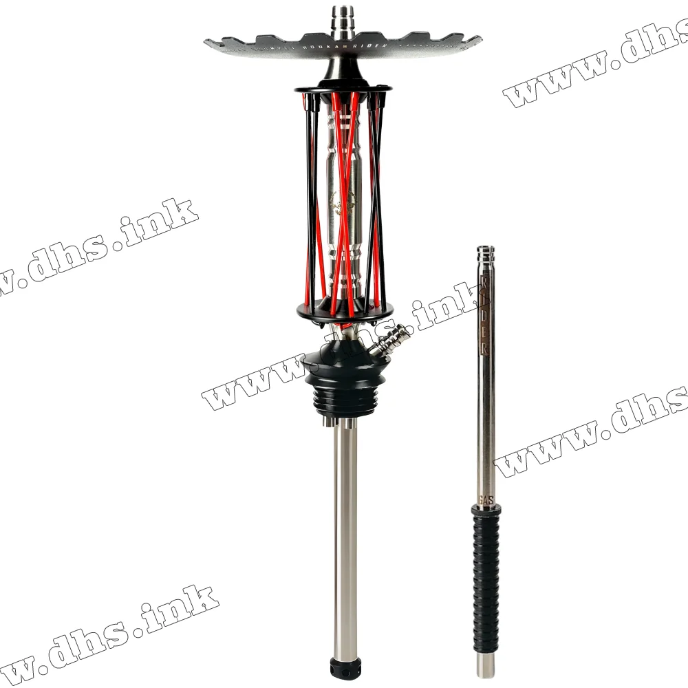 Шахта Trumpet Hookah - Rider Black Red Шахта Trumpet Hookah - Rider Black Red