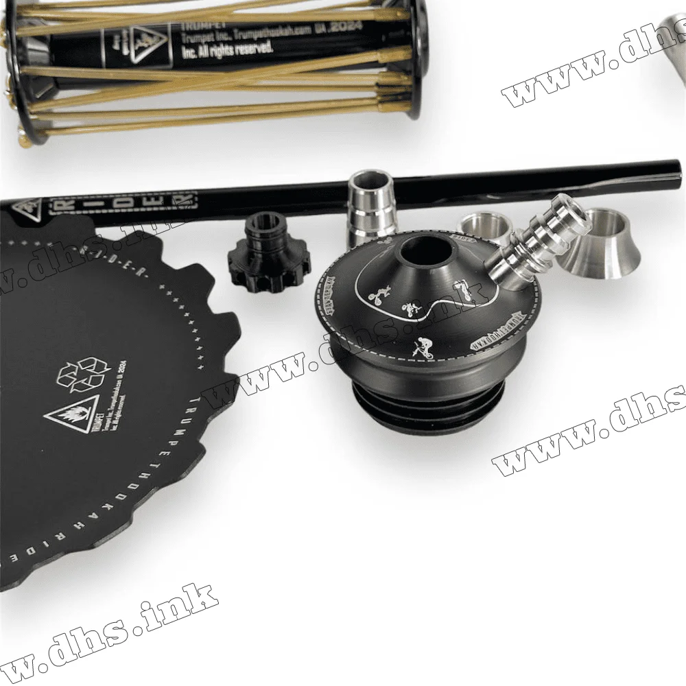 Шахта Trumpet Hookah - Rider W40 Black Lime