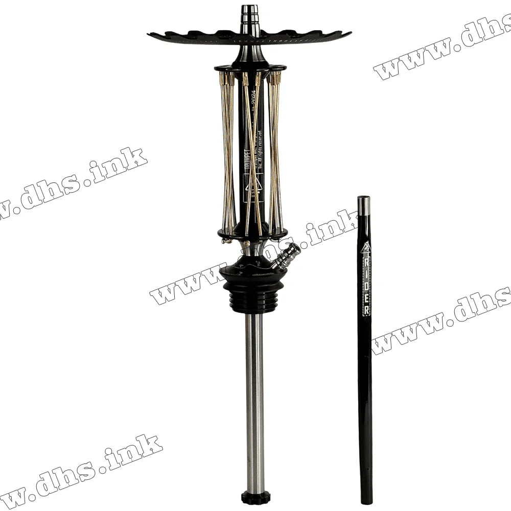 Шахта Trumpet Hookah - Rider W40 Black Gold Шахта Trumpet Hookah - Rider W40 Black Gold