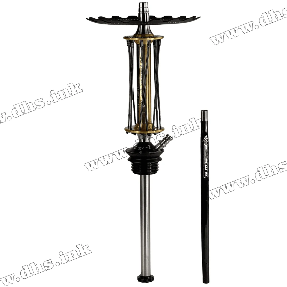 Шахта Trumpet Hookah - Rider W40 Gold Black Шахта Trumpet Hookah - Rider W40 Gold Black