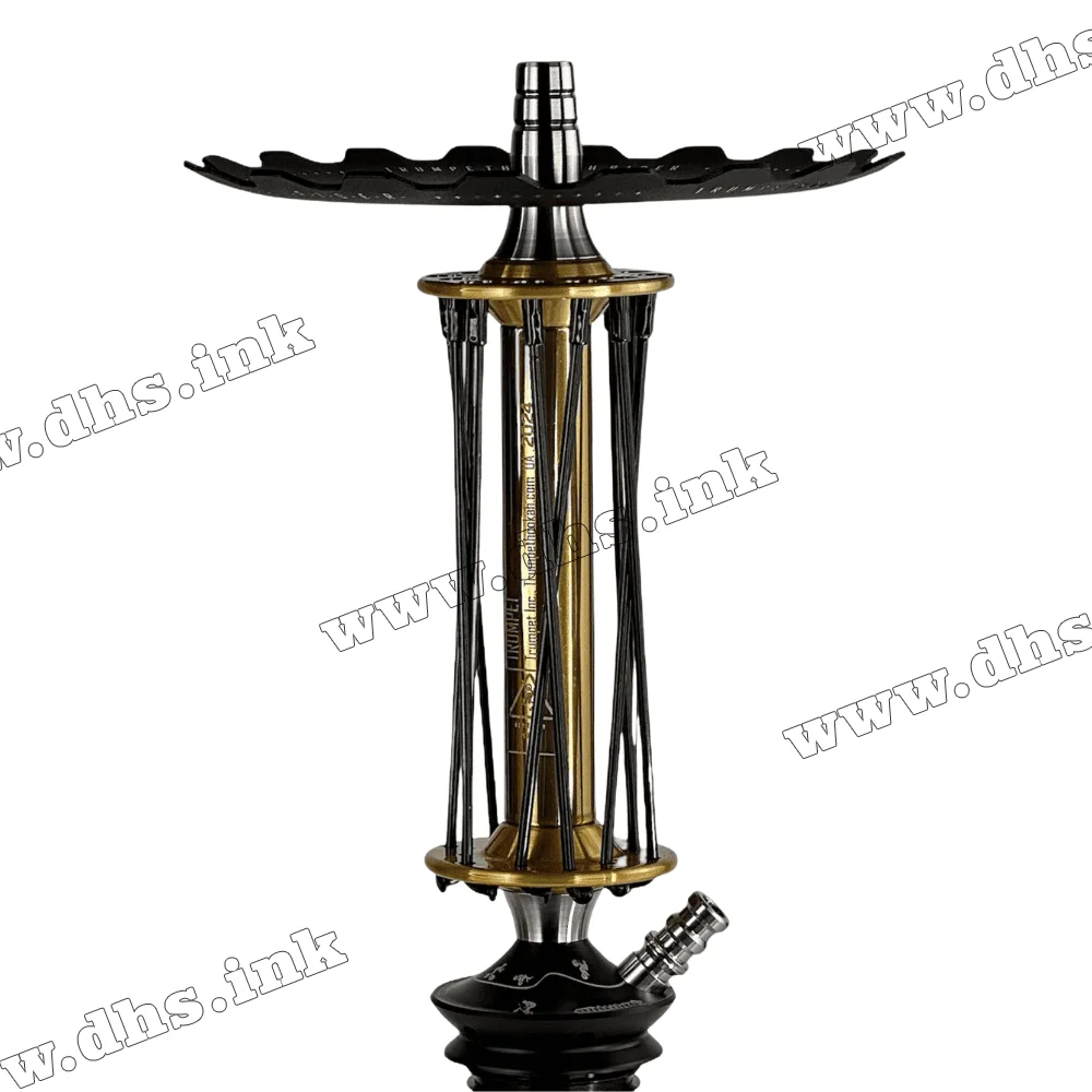 Кальян Trumpet Hookah - Rider W40 Still Gold Black Кальян Trumpet Hookah - Rider W40 Still Gold Black