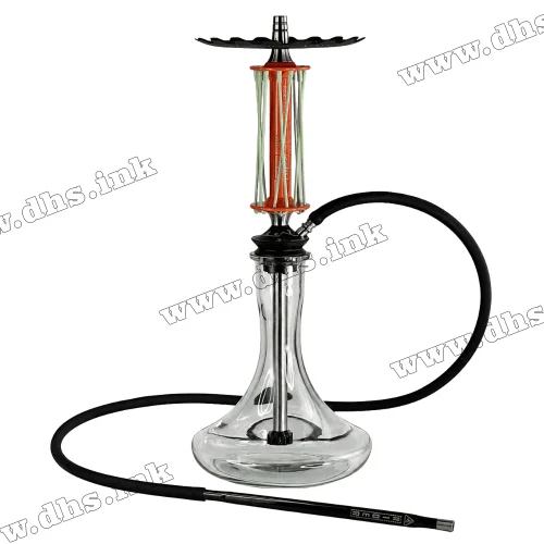 Кальян Trumpet Hookah - Rider W40 Orange White Green (Craft)