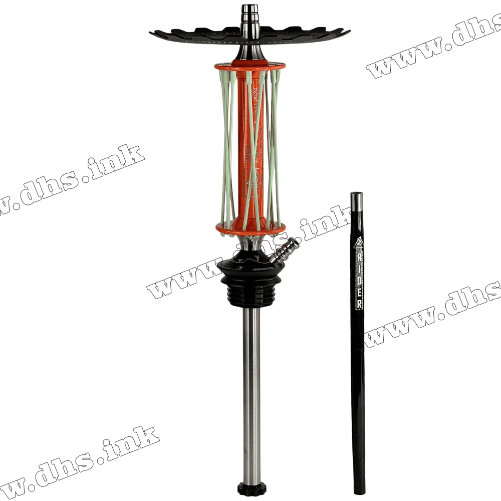 Кальян Trumpet Hookah - Rider W40 Orange White Green (Craft)
