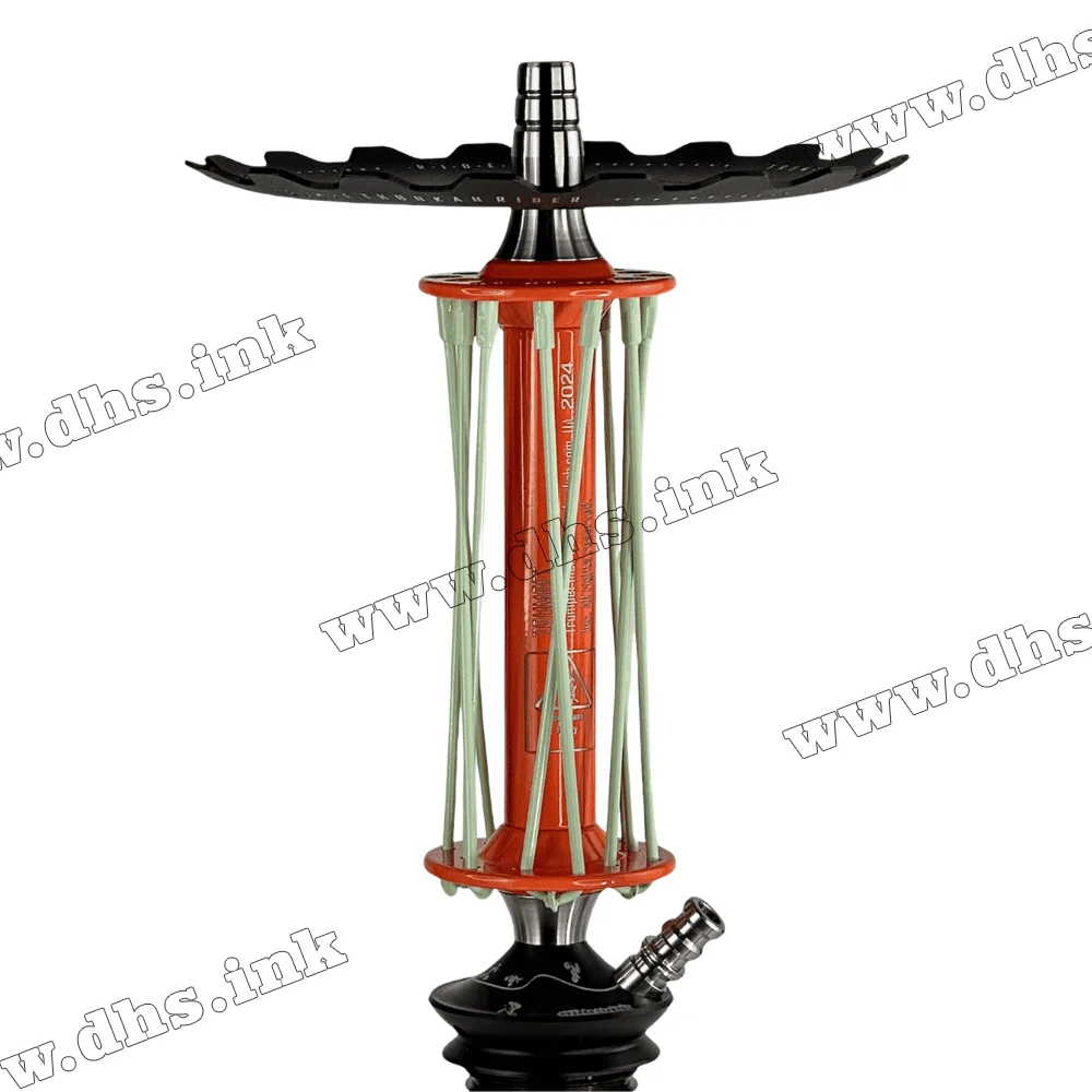 Кальян Trumpet Hookah - Rider W40 Orange White Green (Craft)