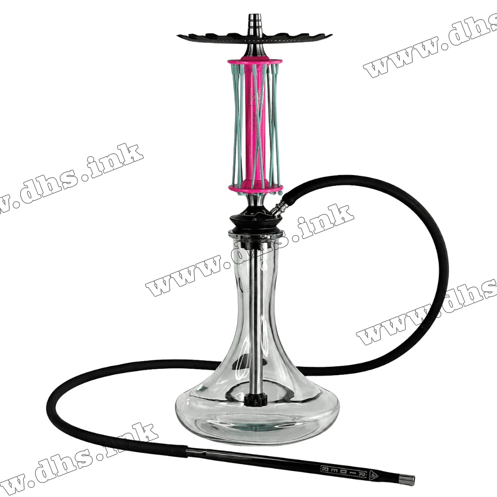 Кальян Trumpet Hookah - Rider W40 Pink Turquoise (Craft)
