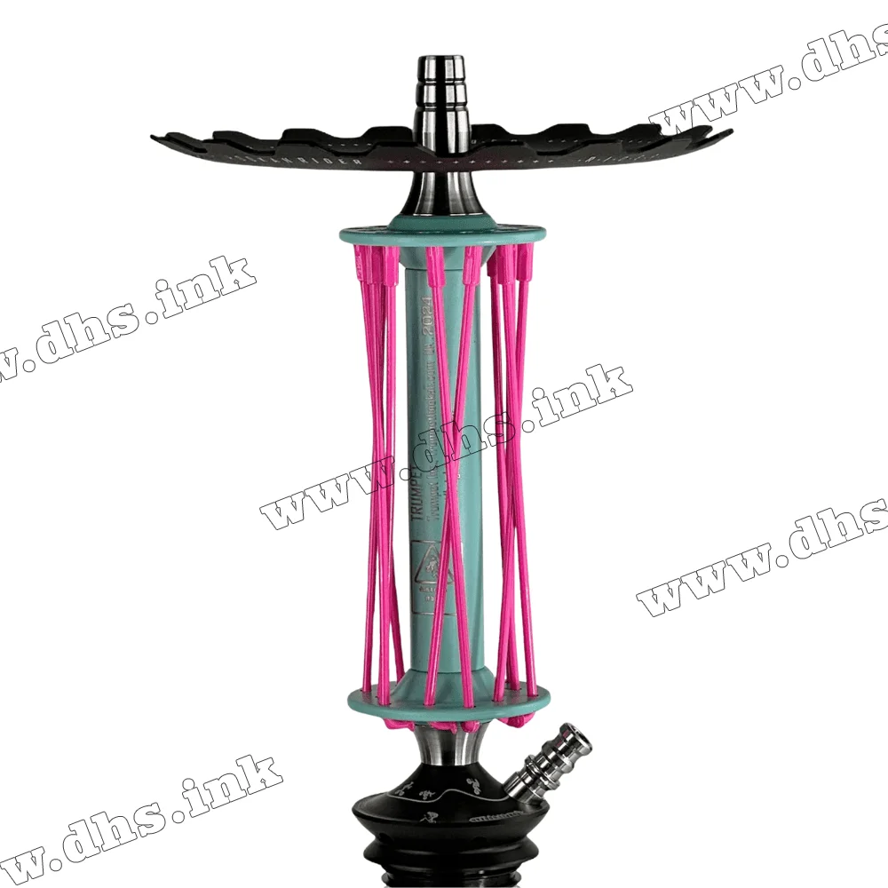 Шахта Trumpet Hookah - Rider W40 Turquoise Pink Шахта Trumpet Hookah - Rider W40 Turquoise Pink