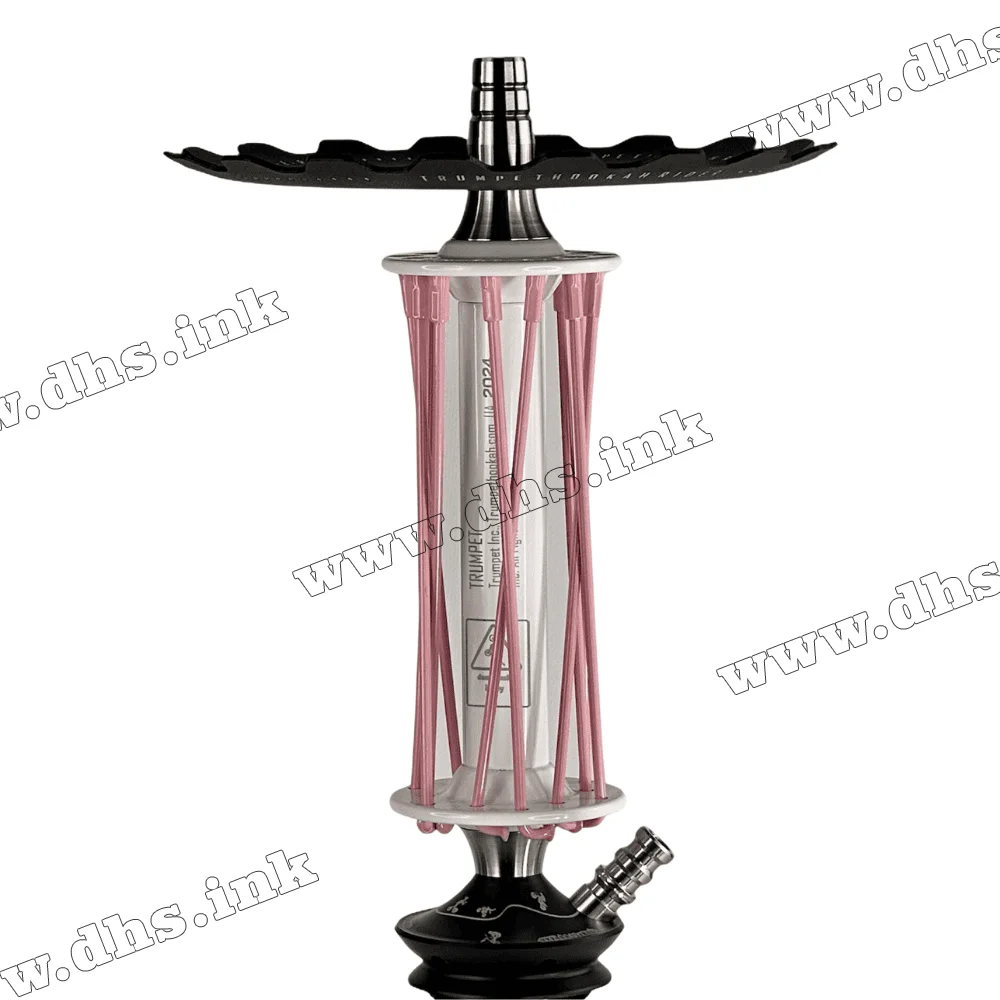 Шахта Trumpet Hookah - Rider W40 White Pink Шахта Trumpet Hookah - Rider W40 White Pink
