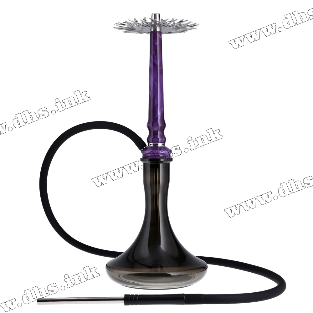 Кальян Tiaga Hookah - Astra Crystal Purple на колбі (Craft Black)