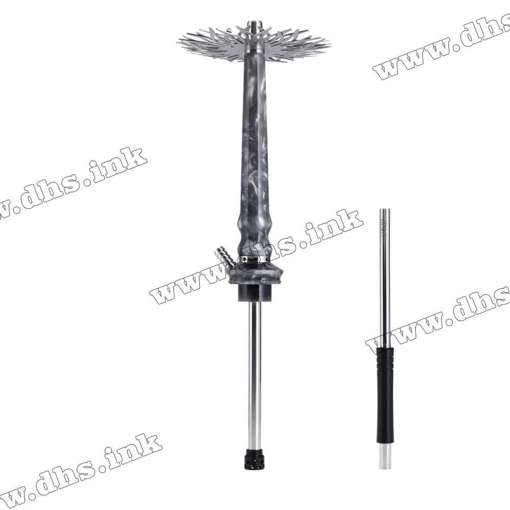 Кальян Tiaga Hookah - Astra Crystal Silver на колбі (Craft Black)