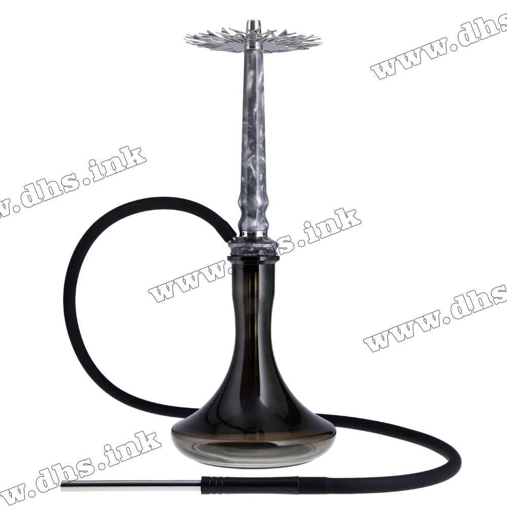 Кальян Tiaga Hookah - Astra Crystal Silver на колбі (Craft Black)