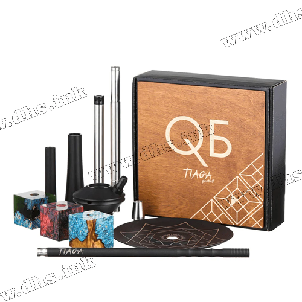 Шахта Tiaga Hookah - QБ (Синьо-золотий)