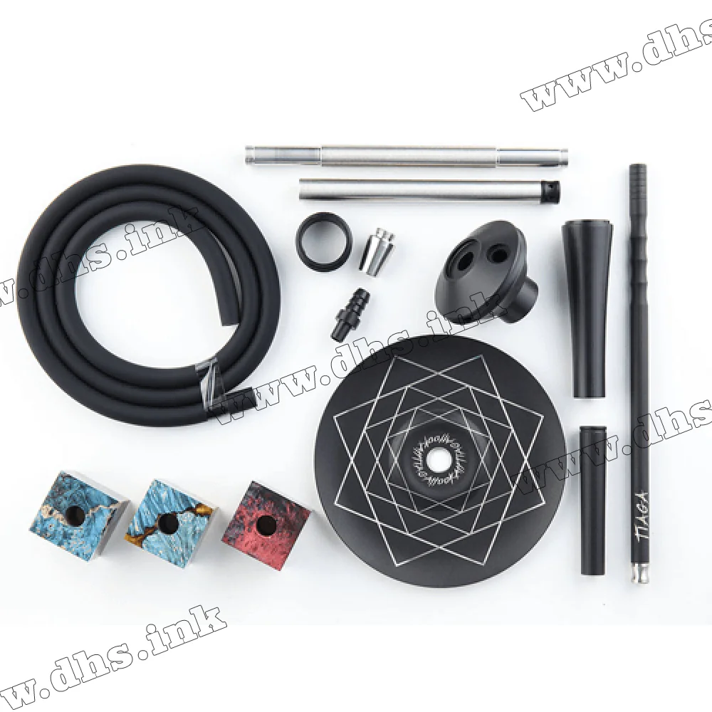 Шахта Tiaga Hookah - QБ (Синьо-золотий)