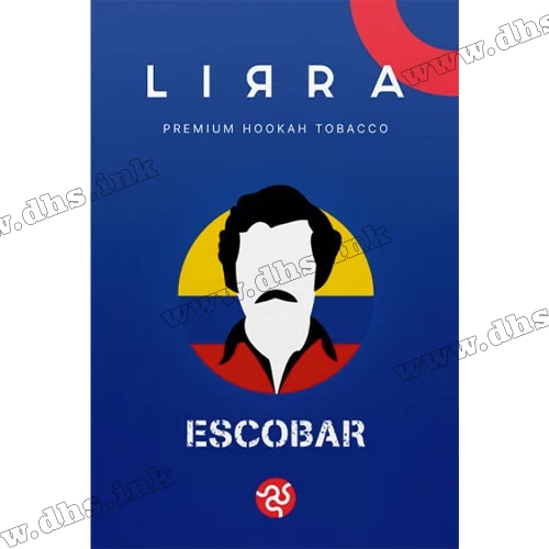 Тютюн Lirra (Ліра) - Escobar (Апельсин, Виноград, Диня, Кокос, Лайм, Лимон, Персик) 50г