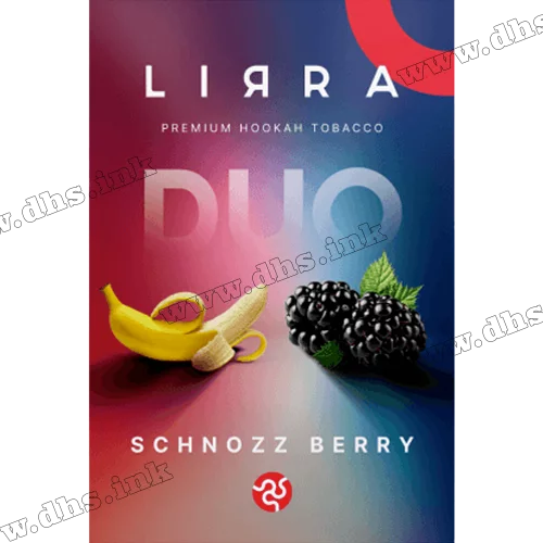Тютюн Lirra (Ліра) - Schnozz Berry (Банан, Ожевика) 50г