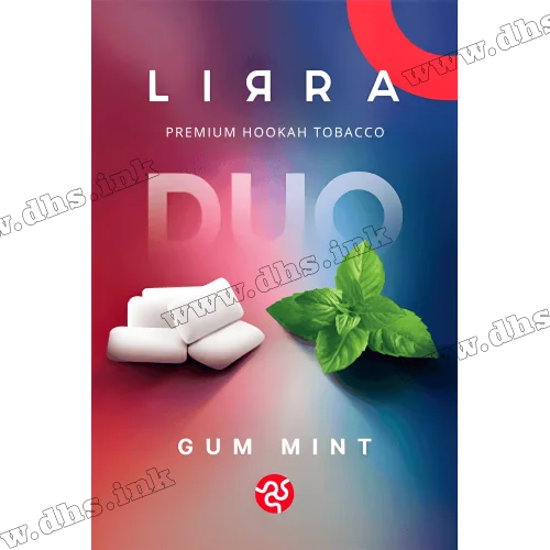 Табак Lirra (Лира) - Gum Mint (Жвачка, Мята) 50г