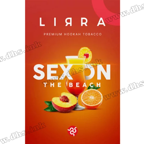 Тютюн Lirra (Ліра) - Sex On The Beach (Апельсин, Лікер, Персик) 50г