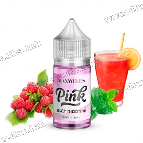Сольова рідина Maxwells Salt 30 мл (12 мг) – Pink (Малиновий Лимонад)