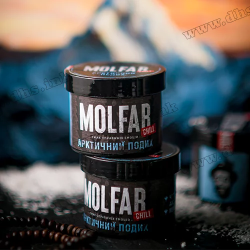 Табак Molfar (Chill Line) - Арктичний Подих (Лед, Ментол) 100г