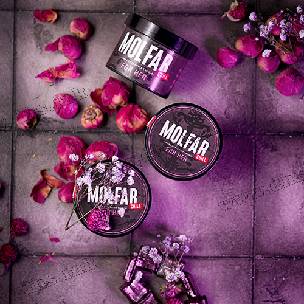 Тютюн Molfar (Chill Line) - For Her (Виноград, Троянда, Лічі, Прянощі) 40г