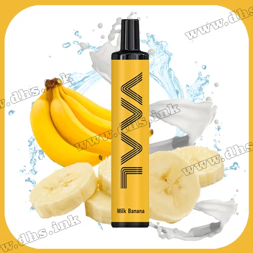 Одноразовая электронная сигарета Vaal 2500 - Milk Banana (Банан, Молоко)
