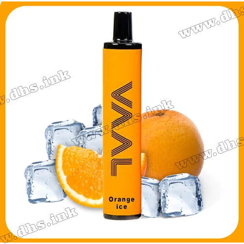 Одноразовая электронная сигарета Vaal 1500 - Orange Ice (Апельсин, Лед)