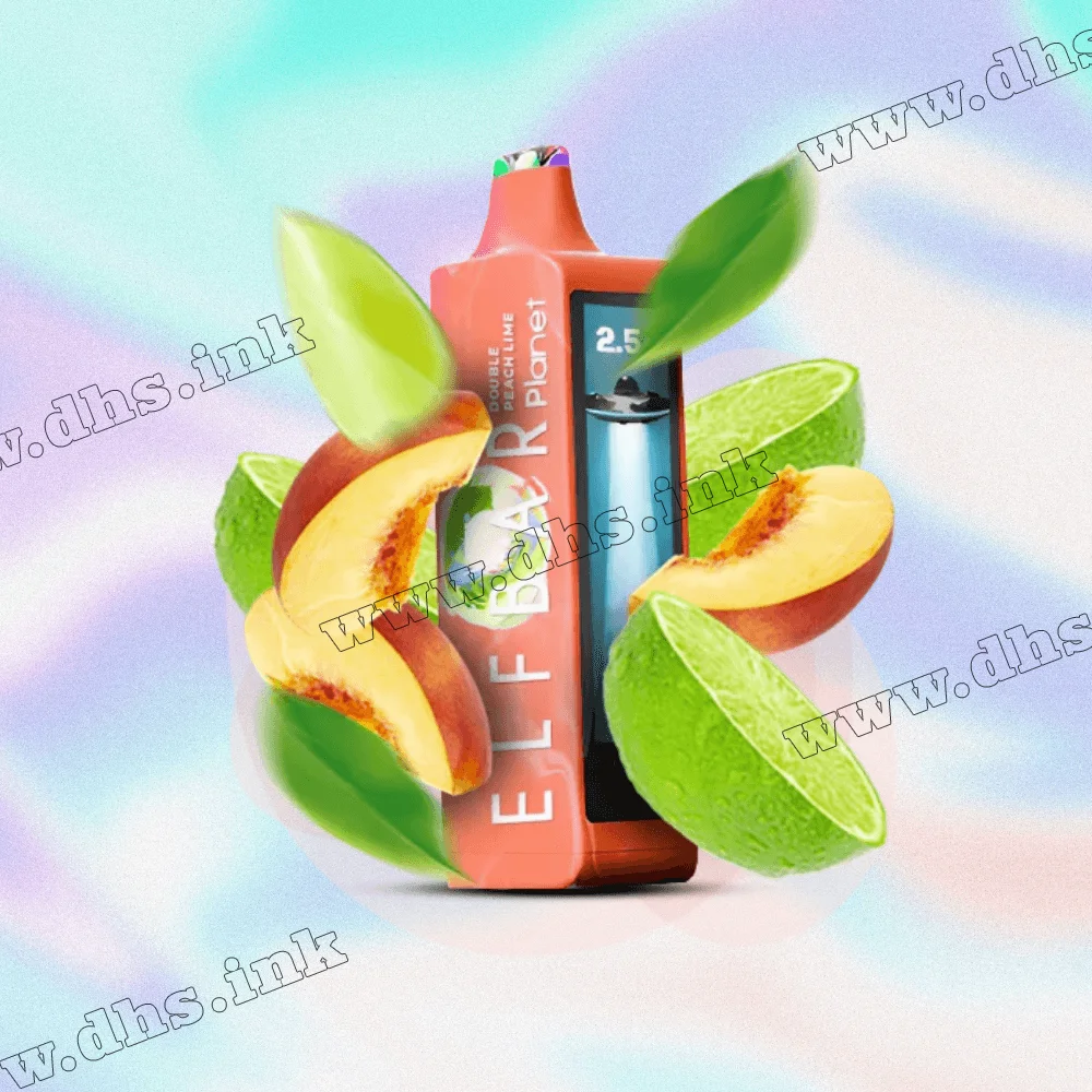 Одноразовая электронная сигарета Elf Bar (Эльф Бар) Planet 25000 - Double Peach Lime (Двойной Персик, Лайм) Одноразовая электронная сигарета Elf Bar (Эльф Бар) Planet 25000 - Double Peach Lime (Двойной Персик, Лайм)