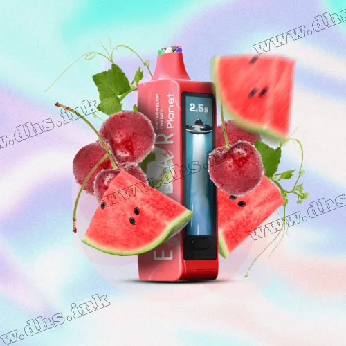 Одноразовая электронная сигарета Elf Bar (Эльф Бар) Planet 25000 - Watermelon Cherry (Арбуз, Вишня)