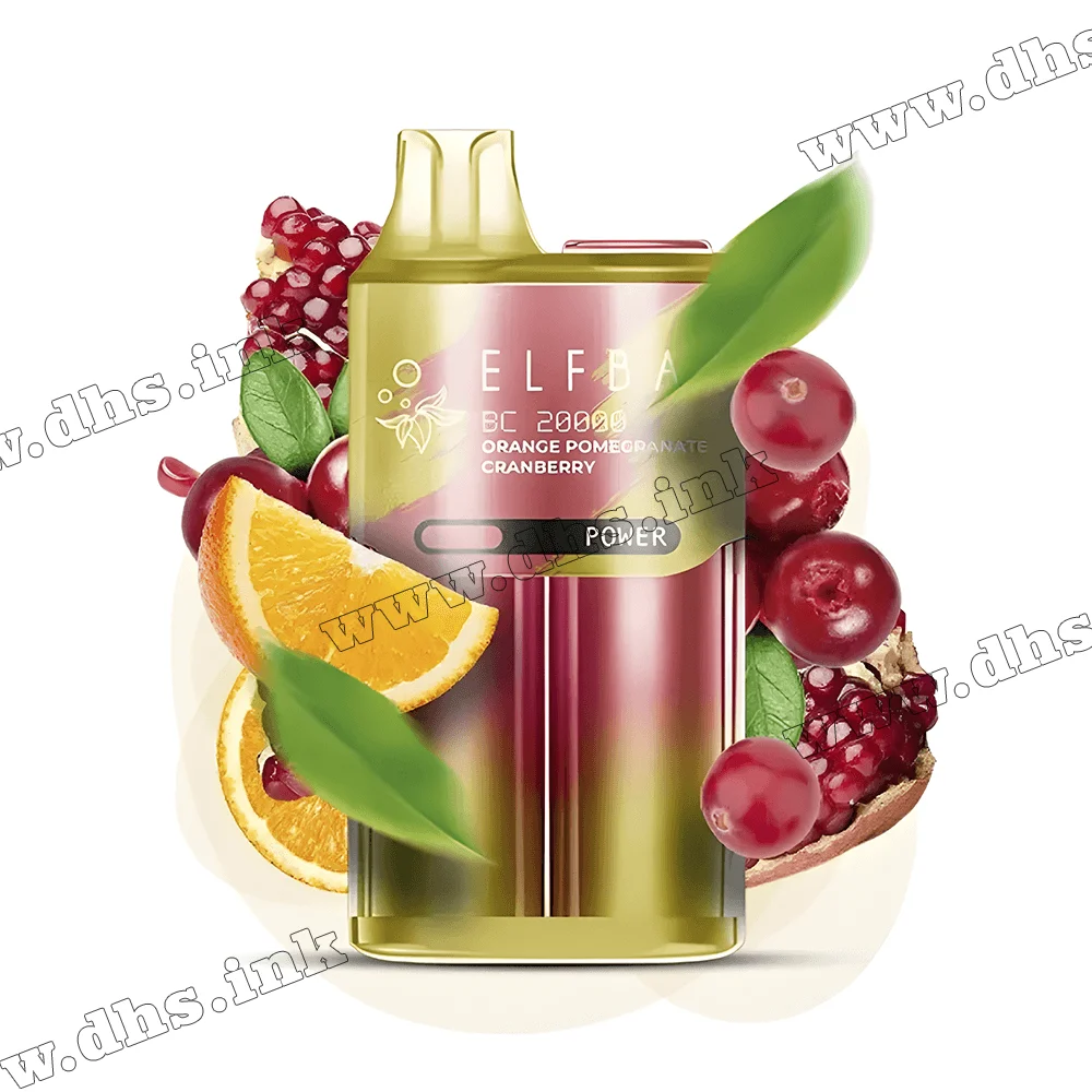 Одноразова електронна сигарета Elf Bar (Ельф Бар) BC20000 - Orange Pomegranate Cranberry (Апельсин, Гранат, Журавлина)
