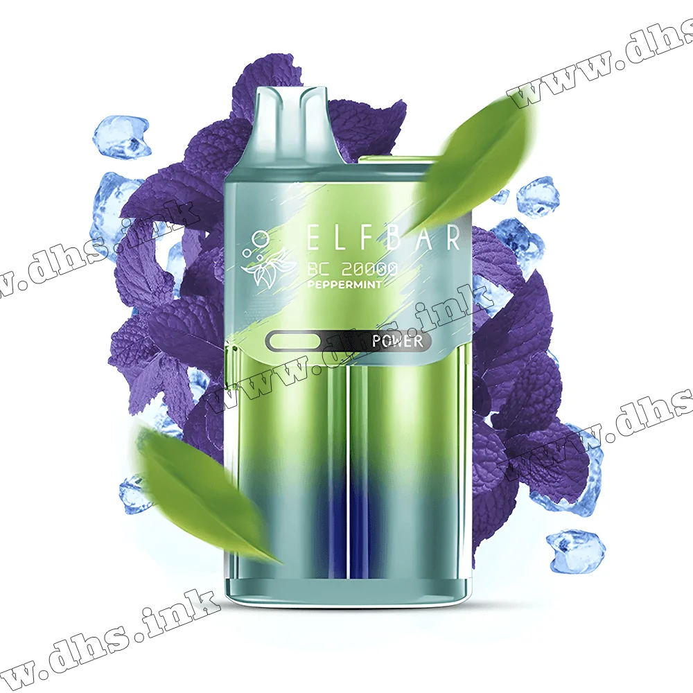Одноразова електронна сигарета Elf Bar (Ельф Бар) BC20000 - Peppermint (Перцева М'ята)