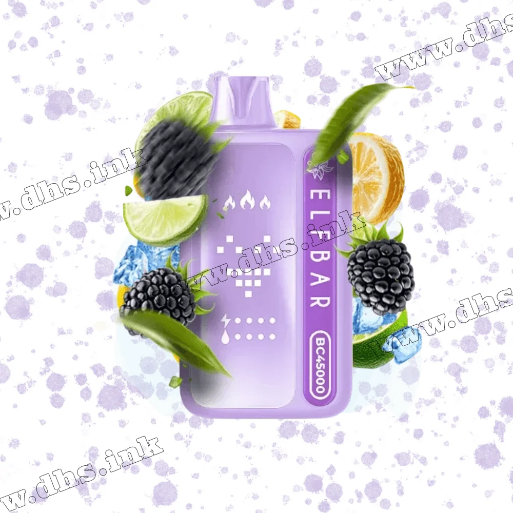 Одноразовая электронная сигарета Elf Bar (Эльф Бар) BC45000 - BlackBerry Lemonade (Ежевика, Лимонад)